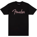 Fender Fender® Spaghetti Logo Wavy Checker Tee - Pink Checker