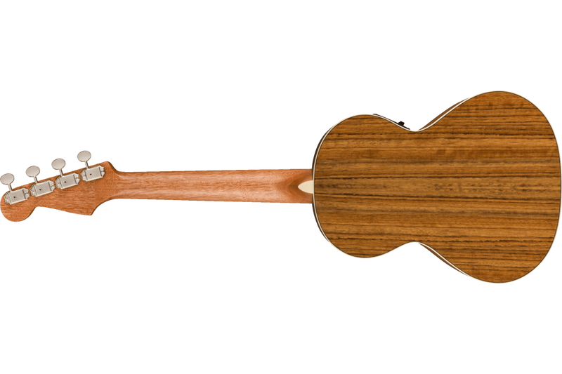 Fender Rincon Tenor Acoustic/Electric Ukulele, Walnut Fingerboard with Gigbag - Aged Cognac Burst