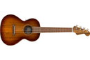 Fender Rincon Tenor Acoustic/Electric Ukulele, Walnut Fingerboard with Gigbag - Aged Cognac Burst