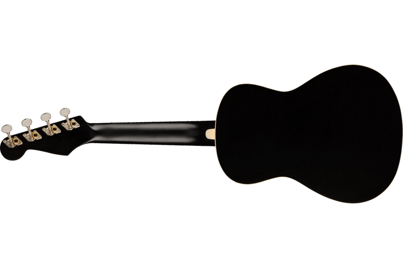 Fender Avalon Tenor Ukulele, Walnut Fingerboard - Black