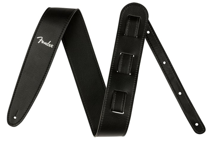 Fender Vegan Leather Guitar Strap - Black