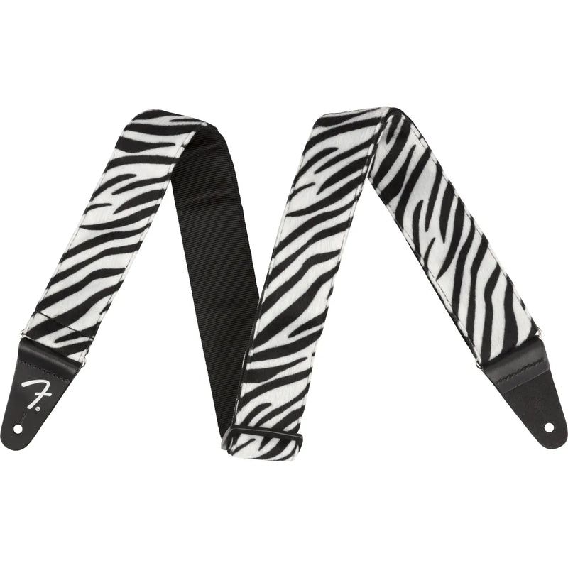 Fender Wild Animal Print Guitar Strap - Zebra