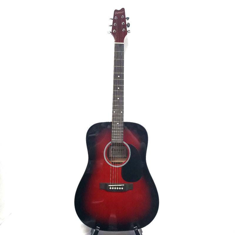 Denver Acoustic Guitar Red