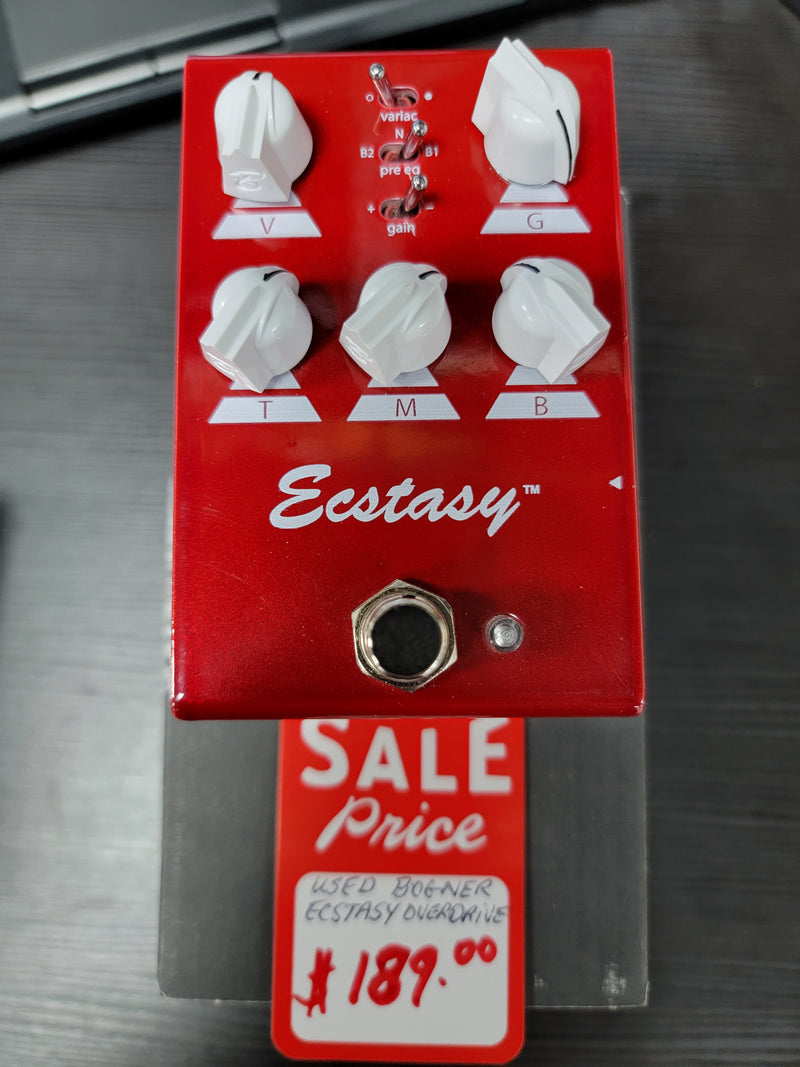 bogner red pedal USED Bogner Mini Ecstasy Red Overdrive Pedal