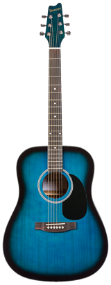 Denver Acoustic Guitar - Full Size - Blue