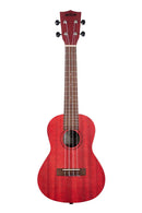 Kala KA-MRT-RED-C Satin Meranti Concert Ukulele - Adobe Red Watercolor