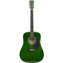 Madera LD411-TGR Acoustic Guitar Transparent Green