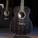 Washburn DFEFE Deep Forest Folk Acoustic Electric Guitar-Striped Ebony