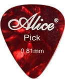 ALICE Celluloid Picks 10 Pak .81