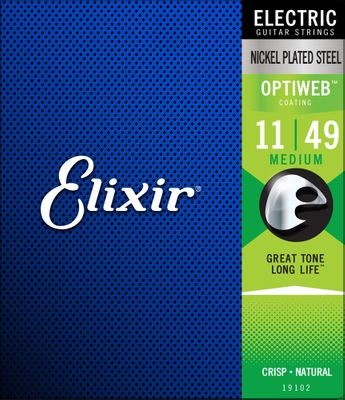 Elixir Optiweb Electric Guitar Strings 11-49