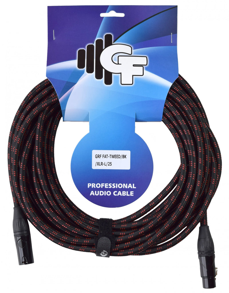Groove Factory Tweed XLR Cable - 25 Feet