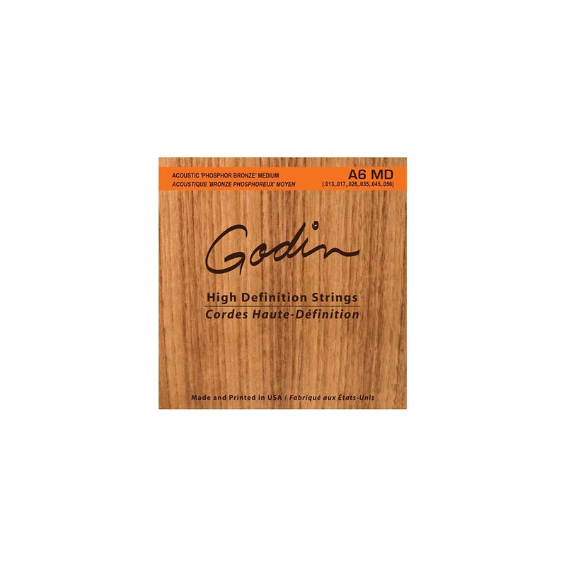 Godin A6 MD Acoustic Guitar Strings 13-56