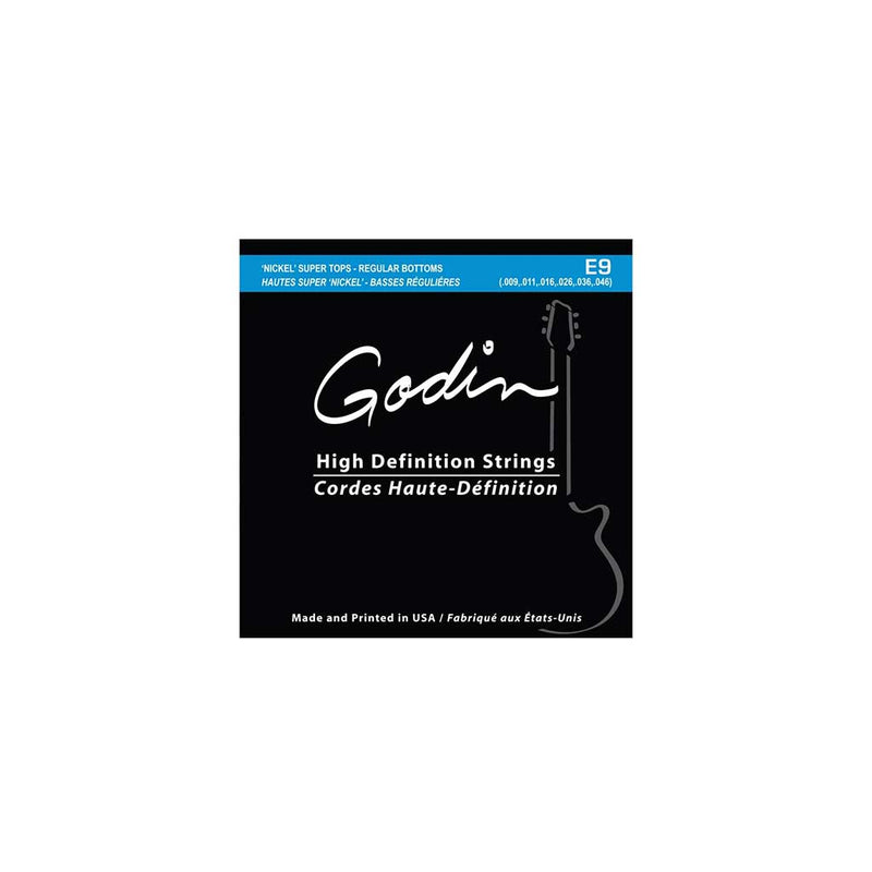 Godin E9 Electric Guitar Strings 9-46