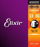 Elixir Nanoweb Acoustic Guitar Strings 13-56