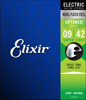 Elixir Optiweb Electric Guitar Strings 9-42