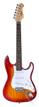 TONE STRAT-STYLE JUNIOR ELECTRIC GUITAR IN CHERRY BURST